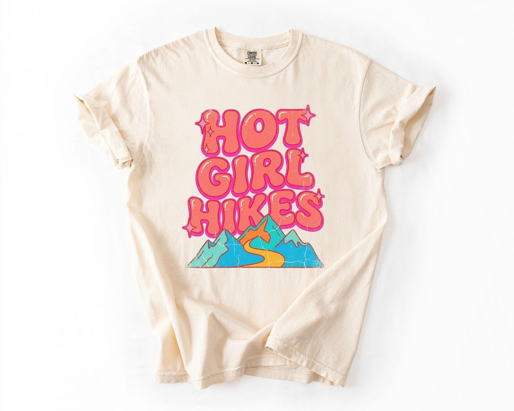 Hot Girl Hikes Tee - Ivory