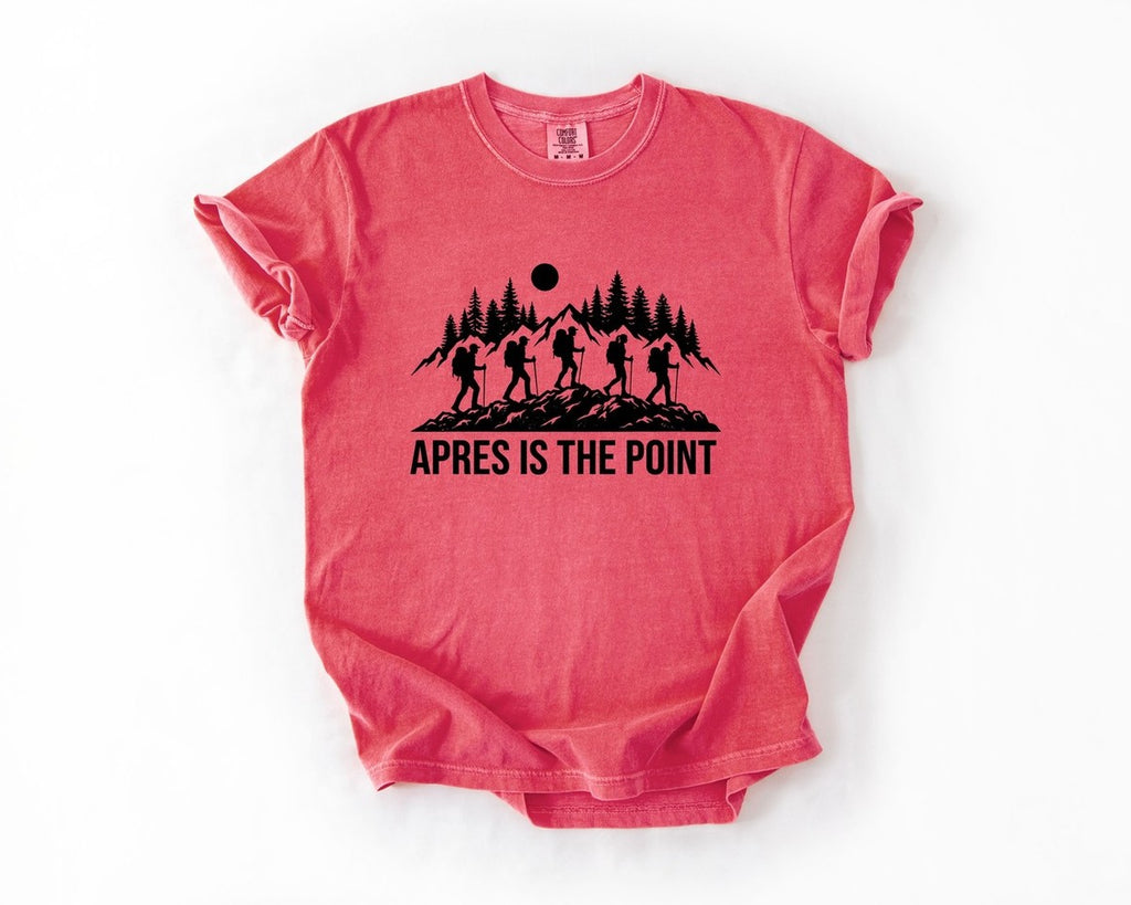 Apres Is The Point Ski T-Shirt - Watermelon