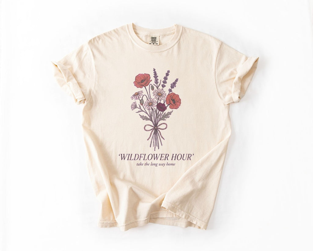 Wildflower Hour T-Shirt - Ivory