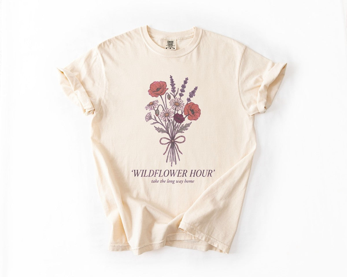 Wildflower Hour T-Shirt - Ivory