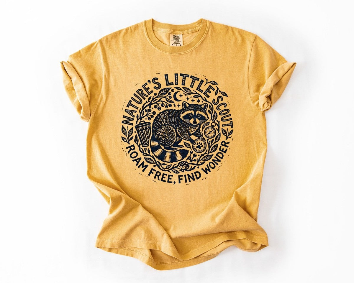 Nature's Little Scout Tee - Mustard
