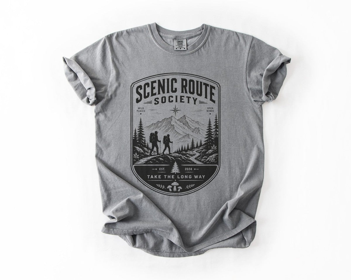 Scenic Route Society T-Shirt - Grey