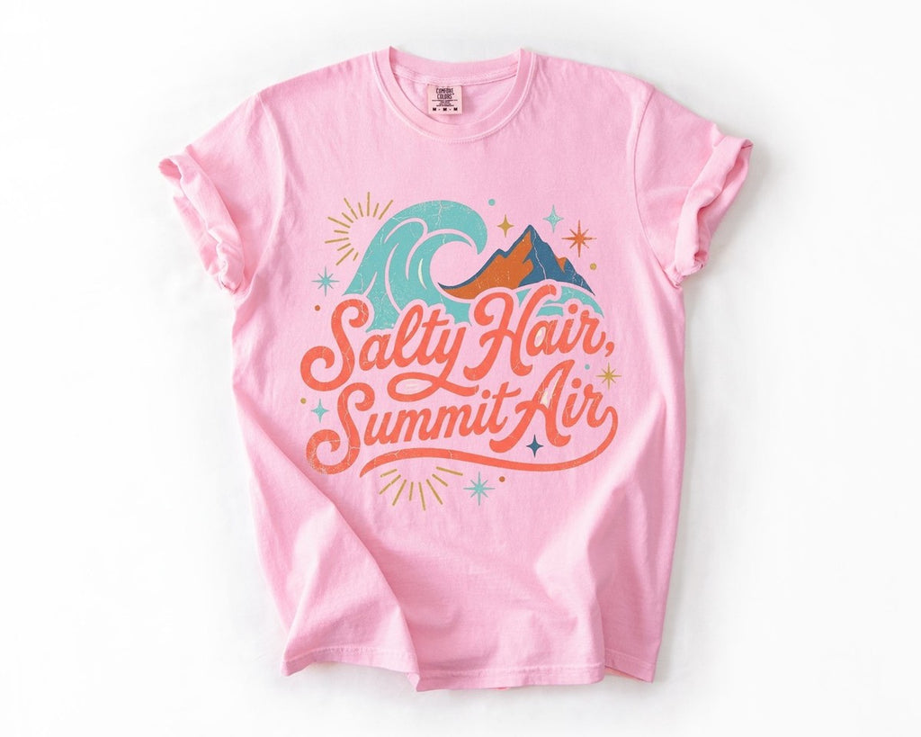Salty Hair Summit Air Tee - Blossom