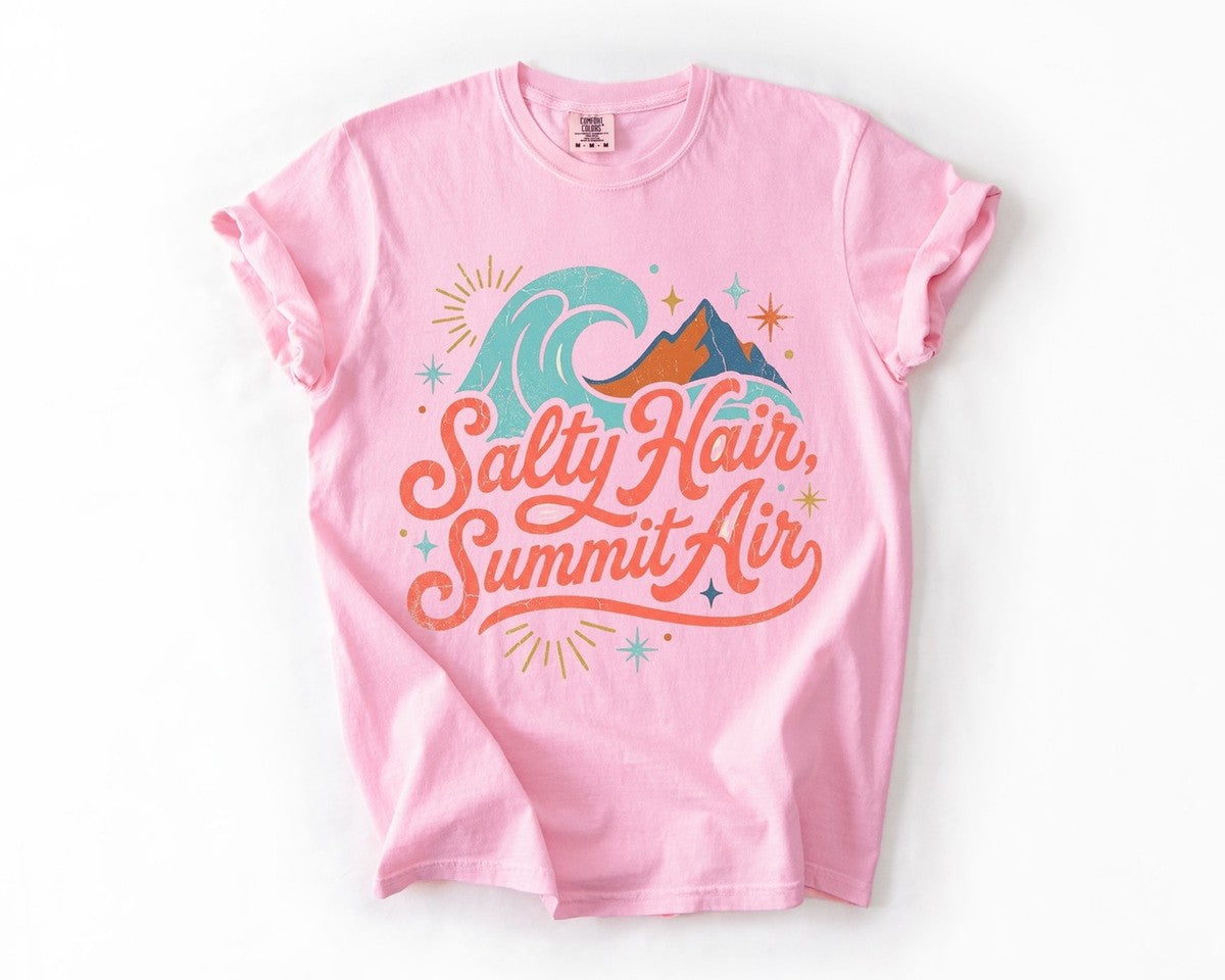 Salty Hair Summit Air Tee - Blossom
