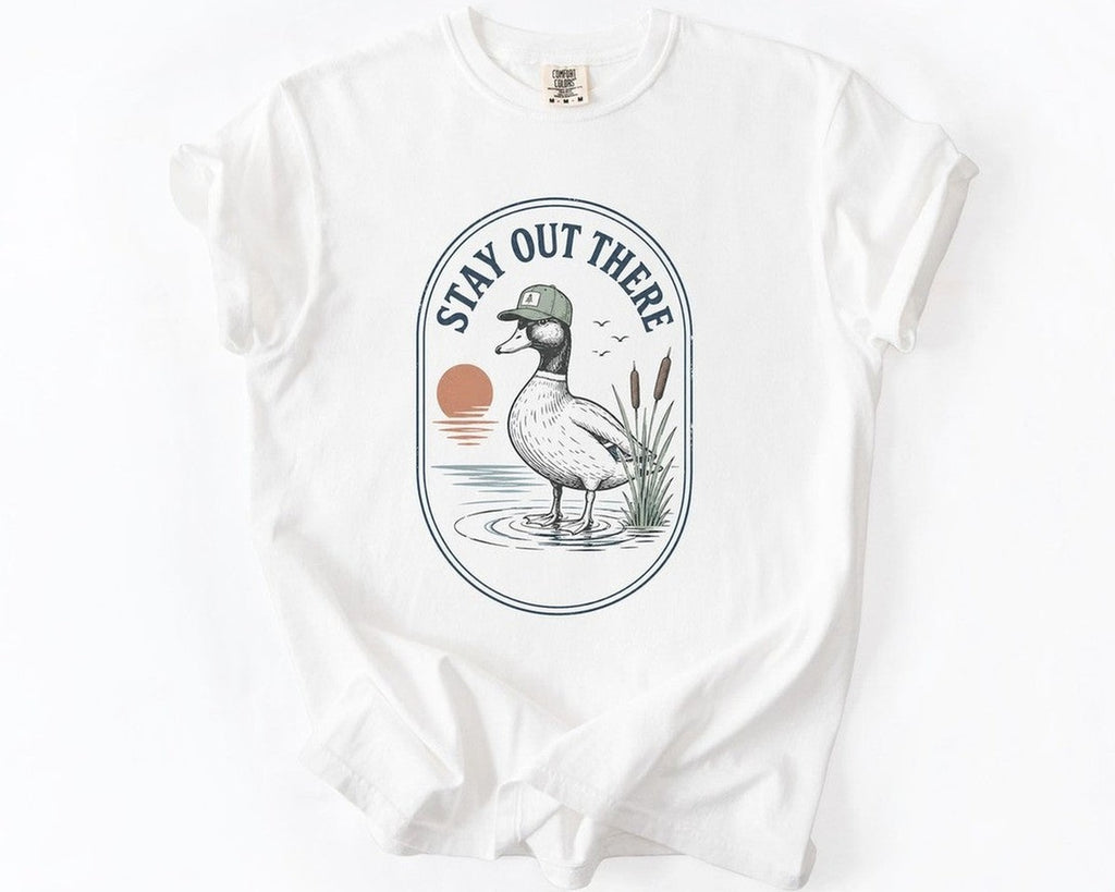 Stay Out There Duck - White