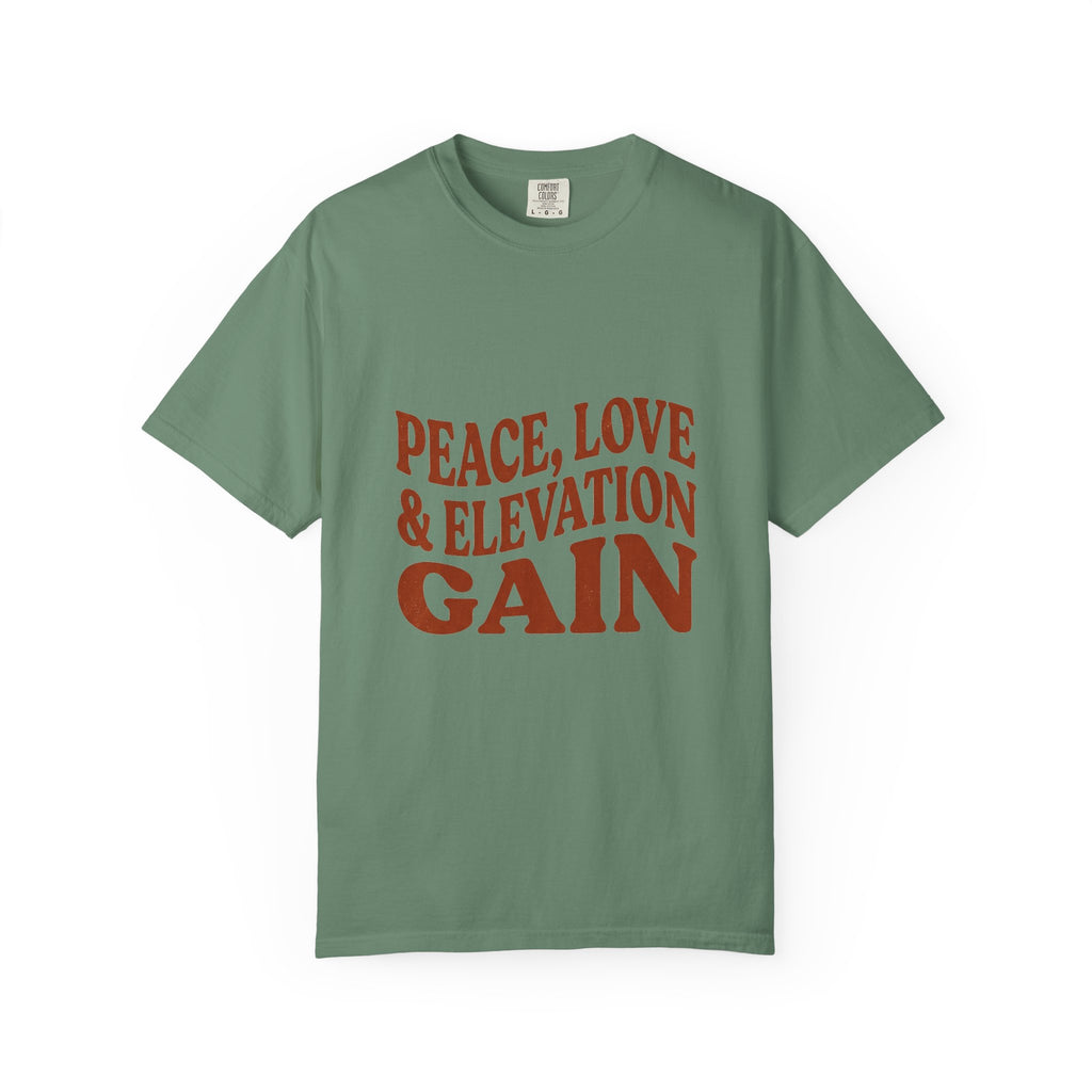Peace Love & Elevation Gain Tee