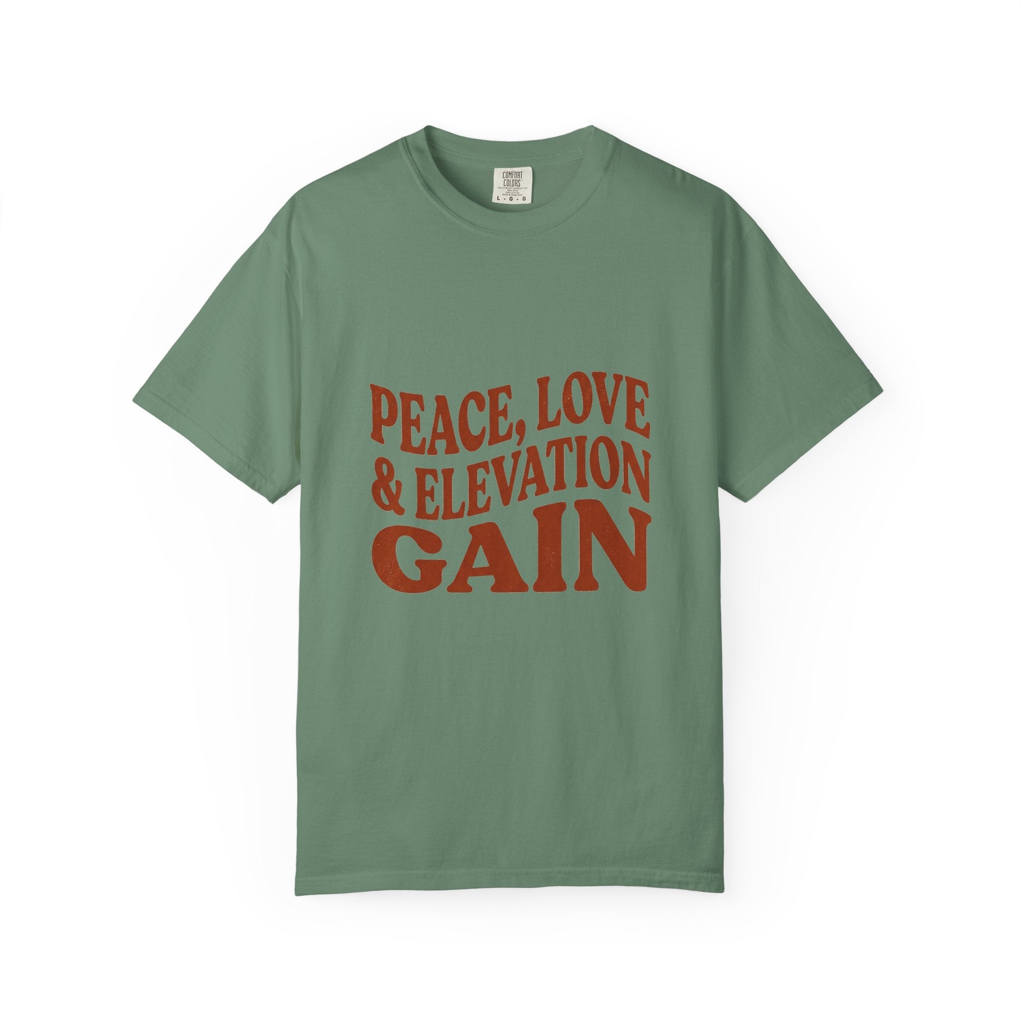 Peace Love & Elevation Gain Tee