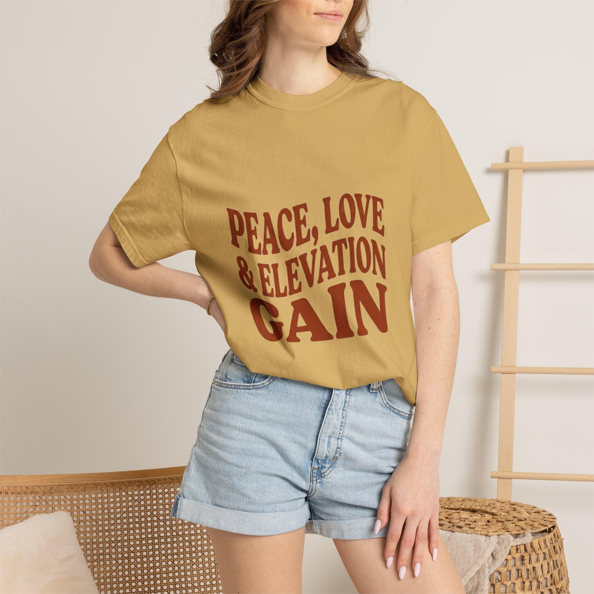 Peace Love & Elevation Gain Tee