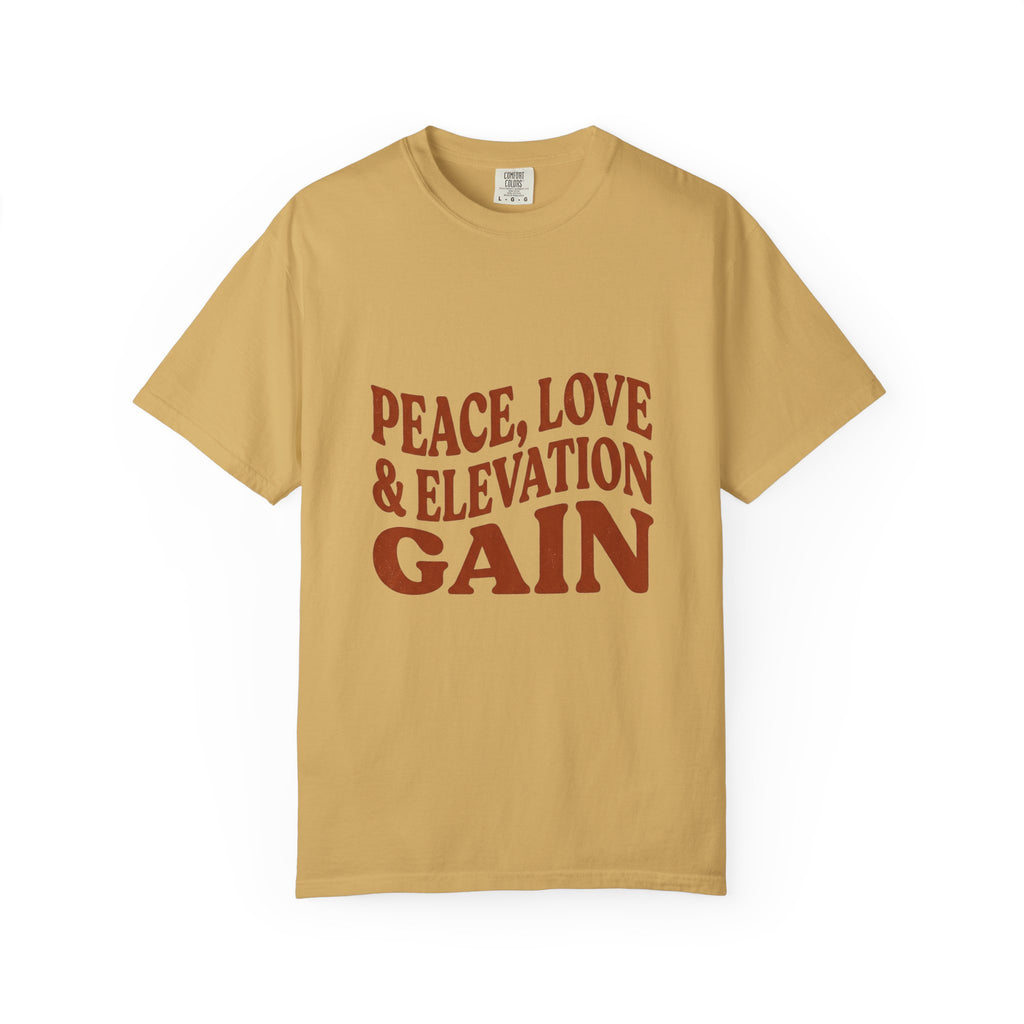 Peace Love & Elevation Gain Tee