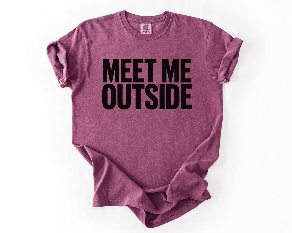 Meet Me Outside Bold - Berry