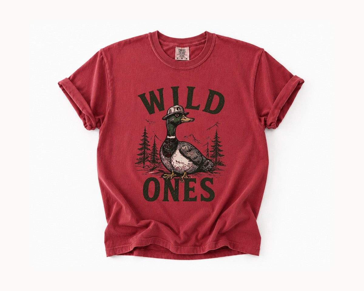 Wild Ones Duck Tee - Brick