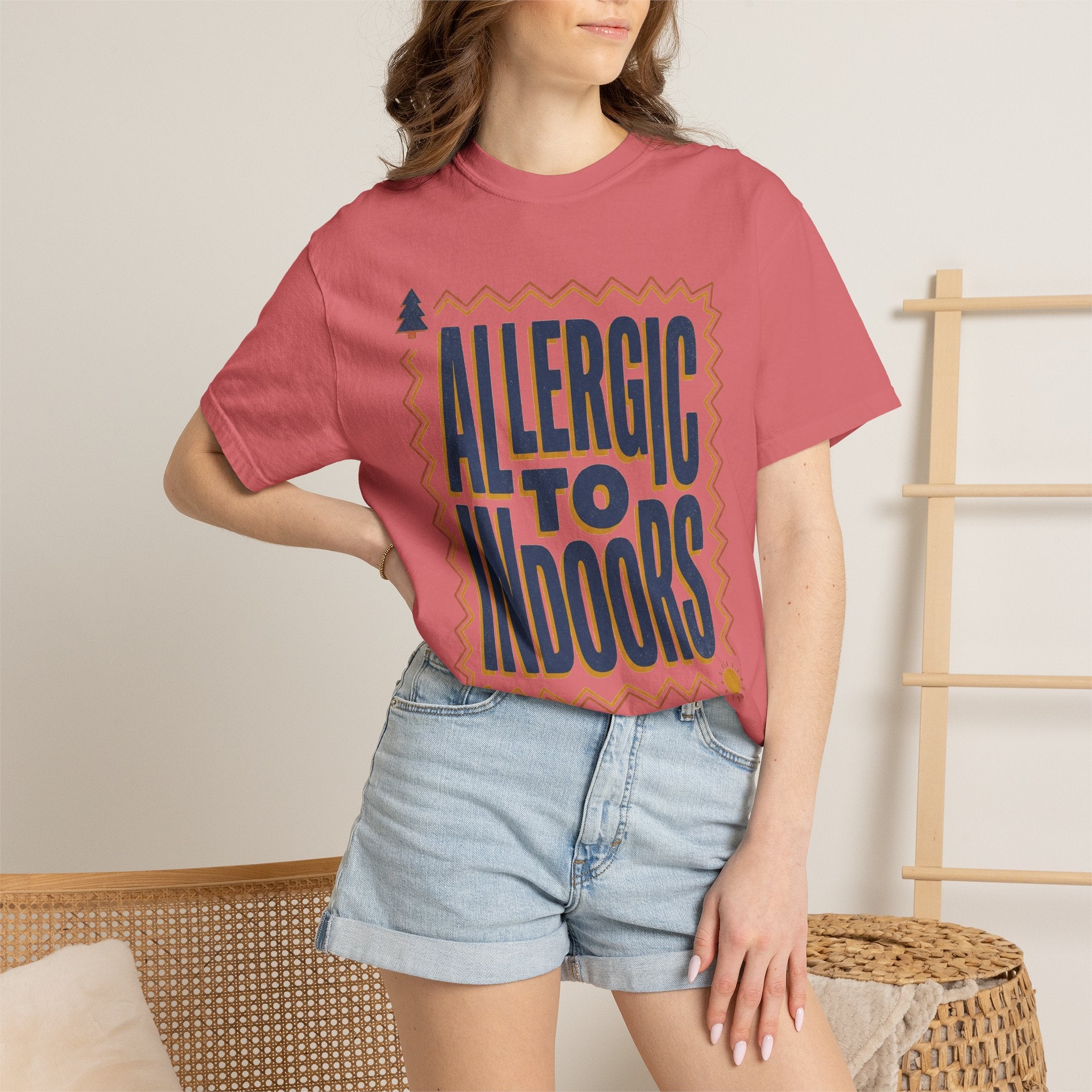 Allergic to Indoors Tee