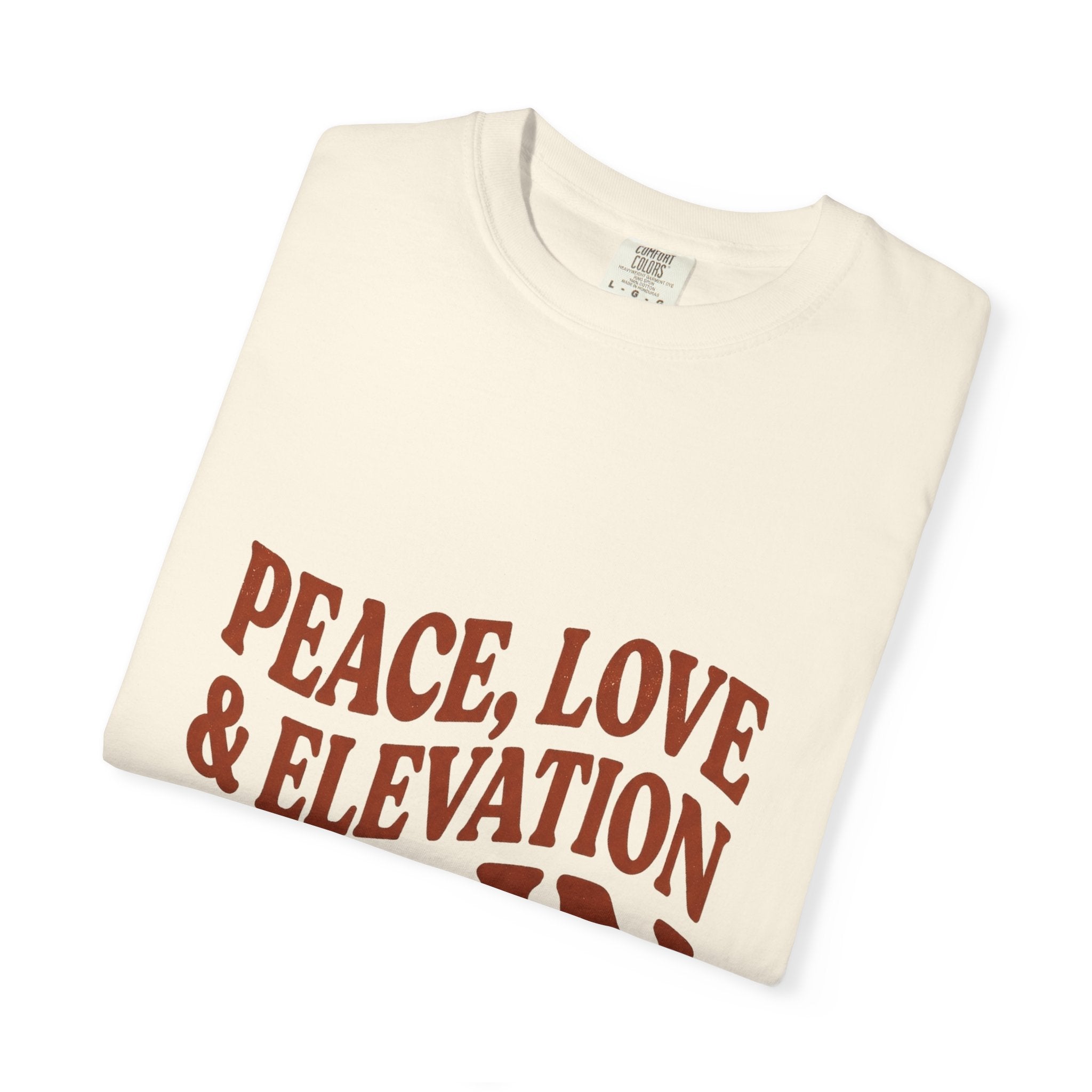 Peace Love & Elevation Gain Tee