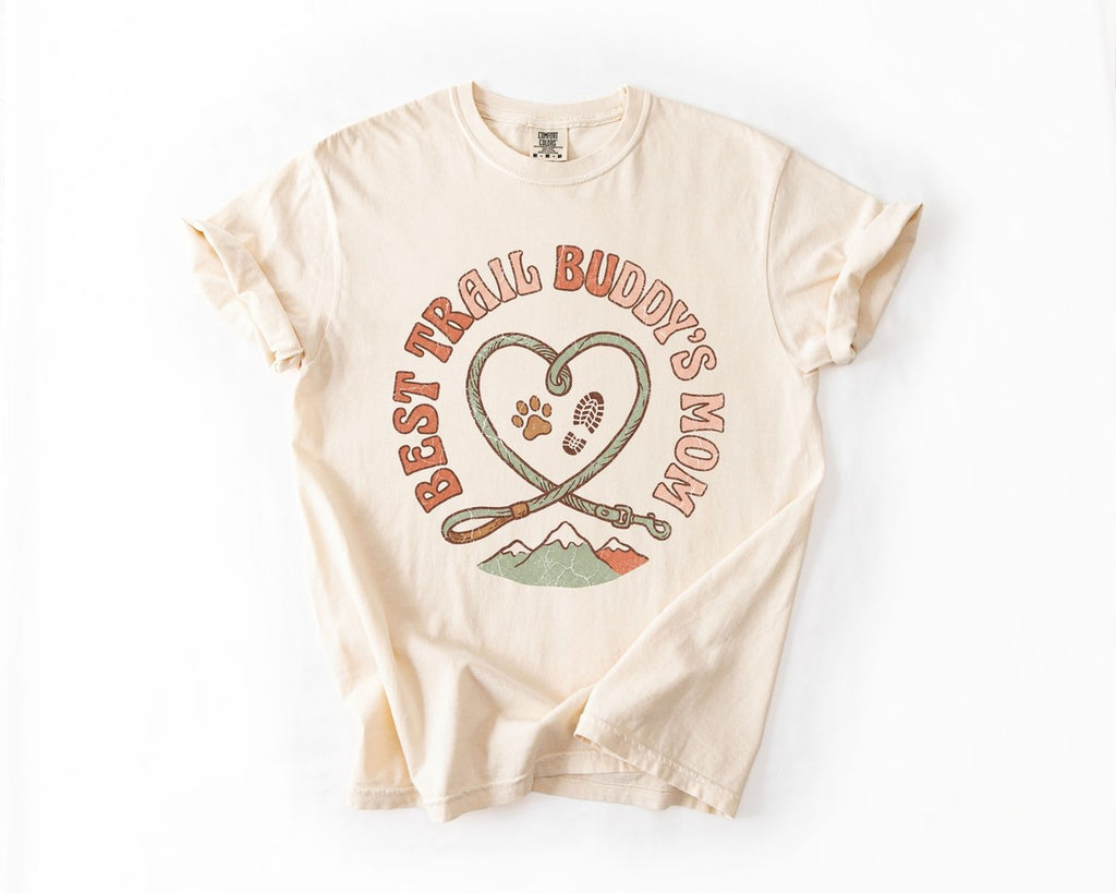 Best Trail Buddy's Mom Tee - Ivory