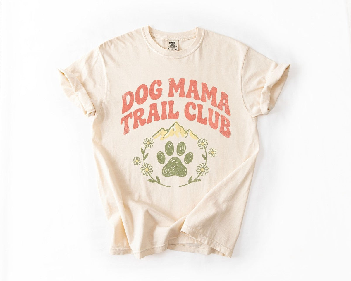Dog Mama Trail Club Tee - Ivory