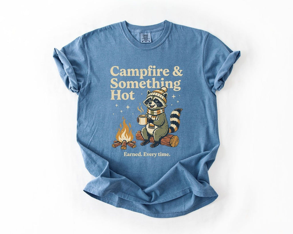 Campfire and Something Hot Raccoon - Blue Jean