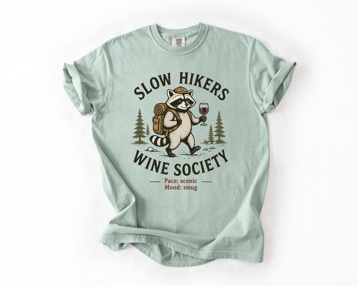 Slow Hikers Wine Society Tee - Bay