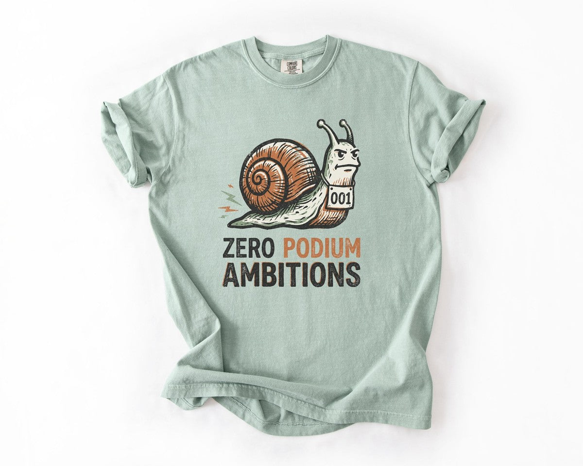 Zero Podium Ambitions Tee - Bay