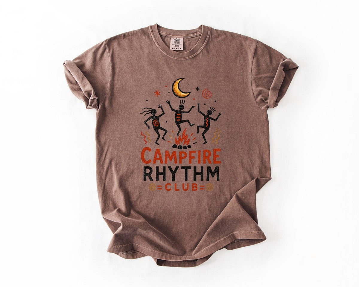 Campfire Rhythm Club Tee - Espresso