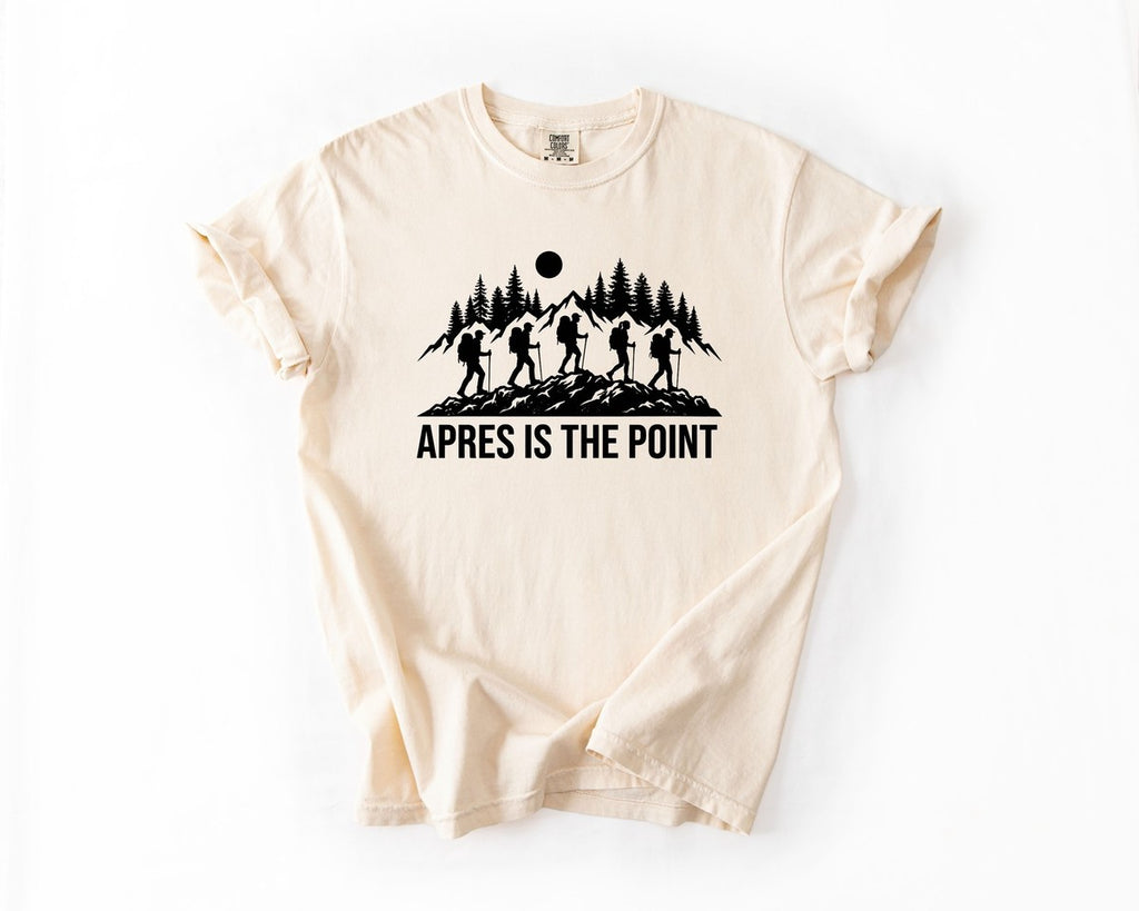 Apres Is The Point Ski T-Shirt - Ivory