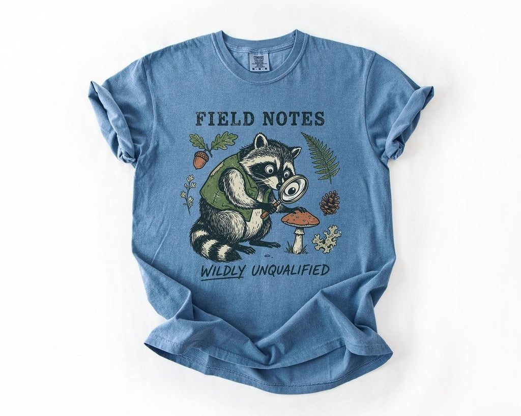 Field Notes Raccoon T-Shirt - Blue Jean