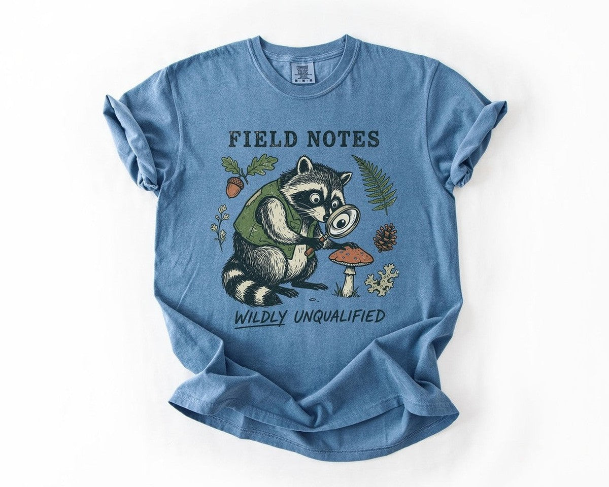 Field Notes Raccoon T-Shirt - Blue Jean