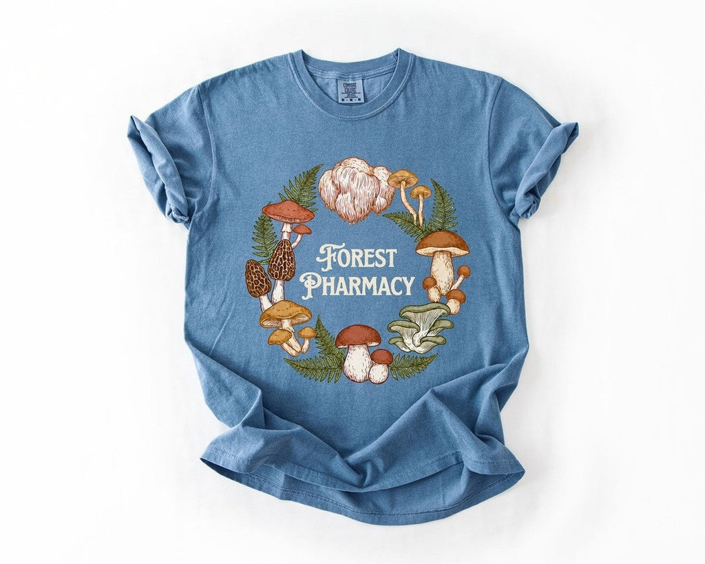 Forest Pharmacy Tee - Blue Jean
