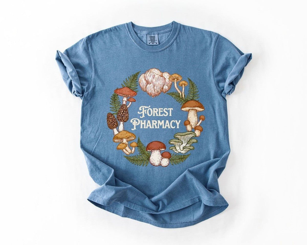 Forest Pharmacy Tee - Blue Jean