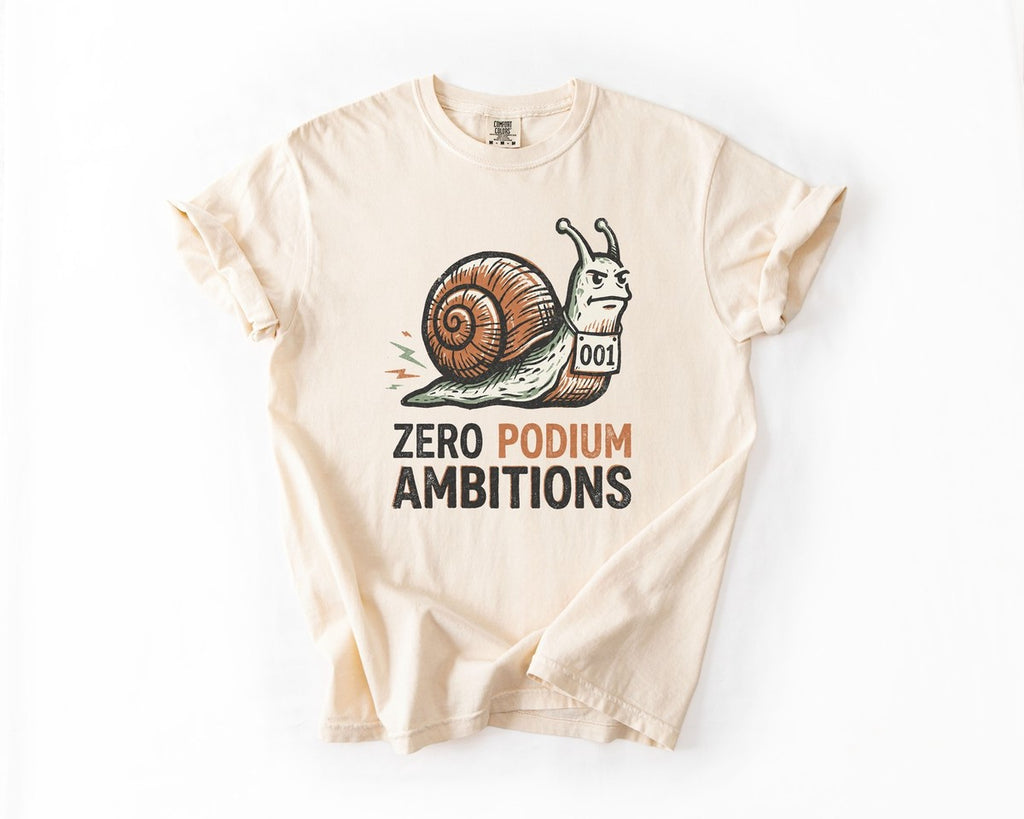 Zero Podium Ambitions Tee - Ivory