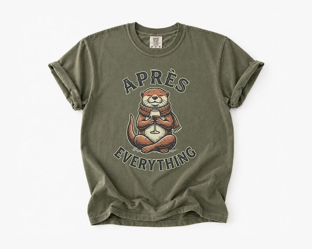 Apres Everything Otter Tee - Sage