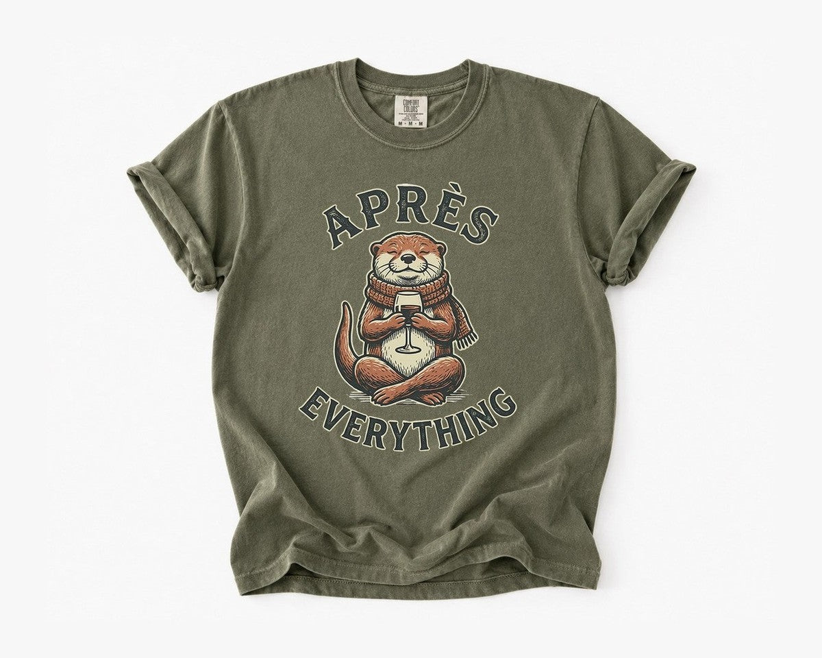 Apres Everything Otter Tee - Sage