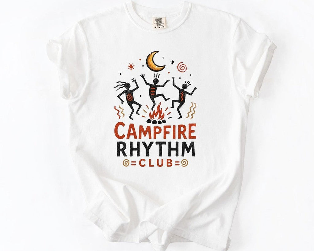 Campfire Rhythm Club Tee - White