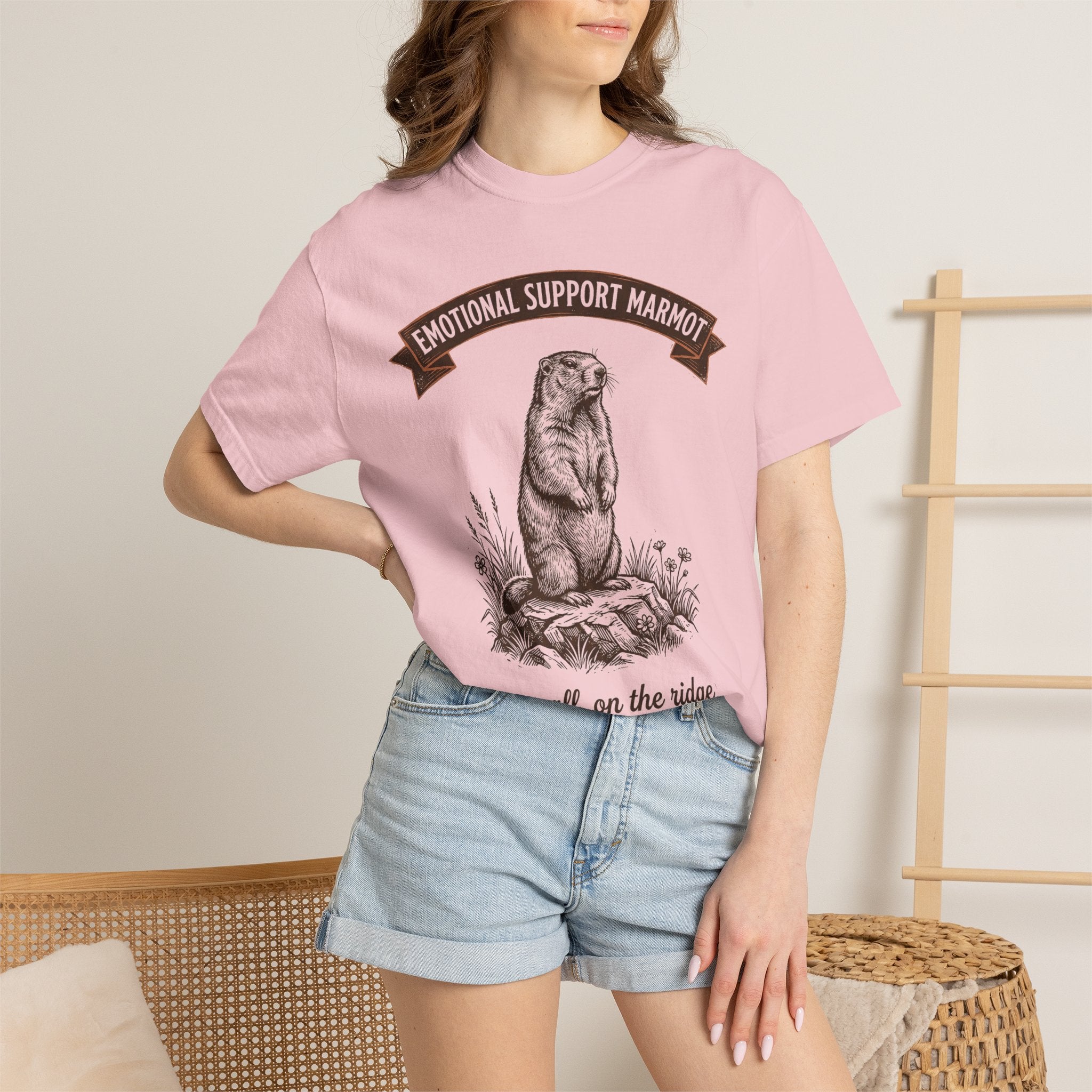 Emotional Support Marmot Tee