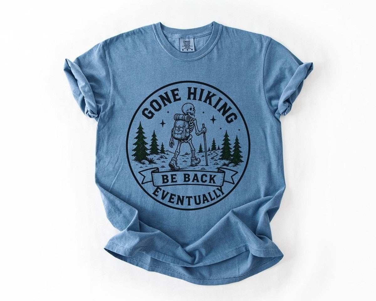 No Brew No View T-Shirt - Blue Jean