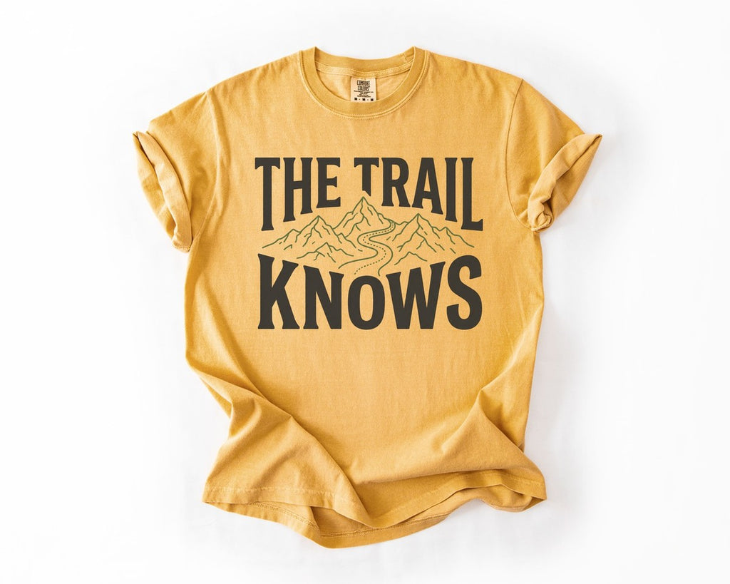 The Trail Knows Tee - Mustard