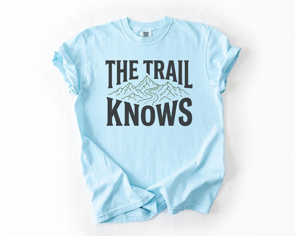 The Trail Knows Tee - Chambray