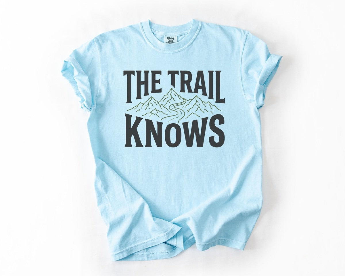 The Trail Knows Tee - Chambray