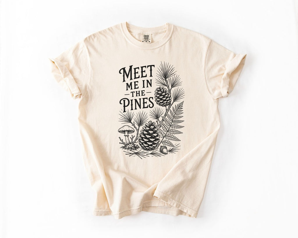 Meet Me In The Pines T-Shirt - Ivory