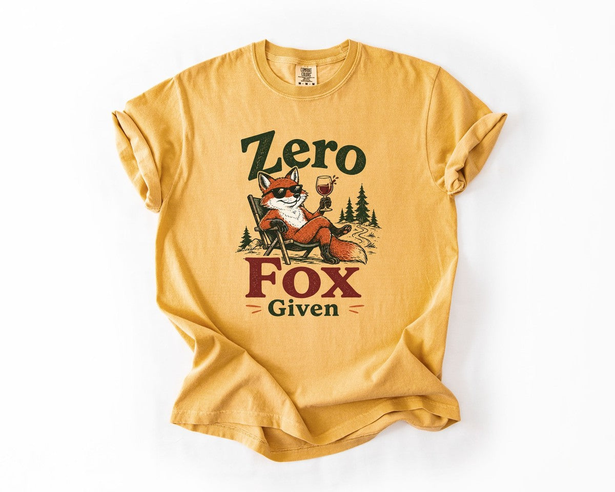 Zero Fox Given Tee - Mustard
