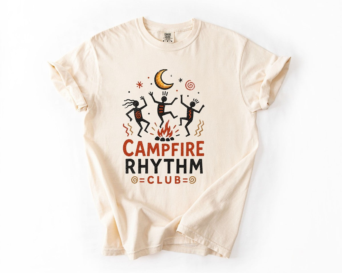 Campfire Rhythm Club Tee - Ivory