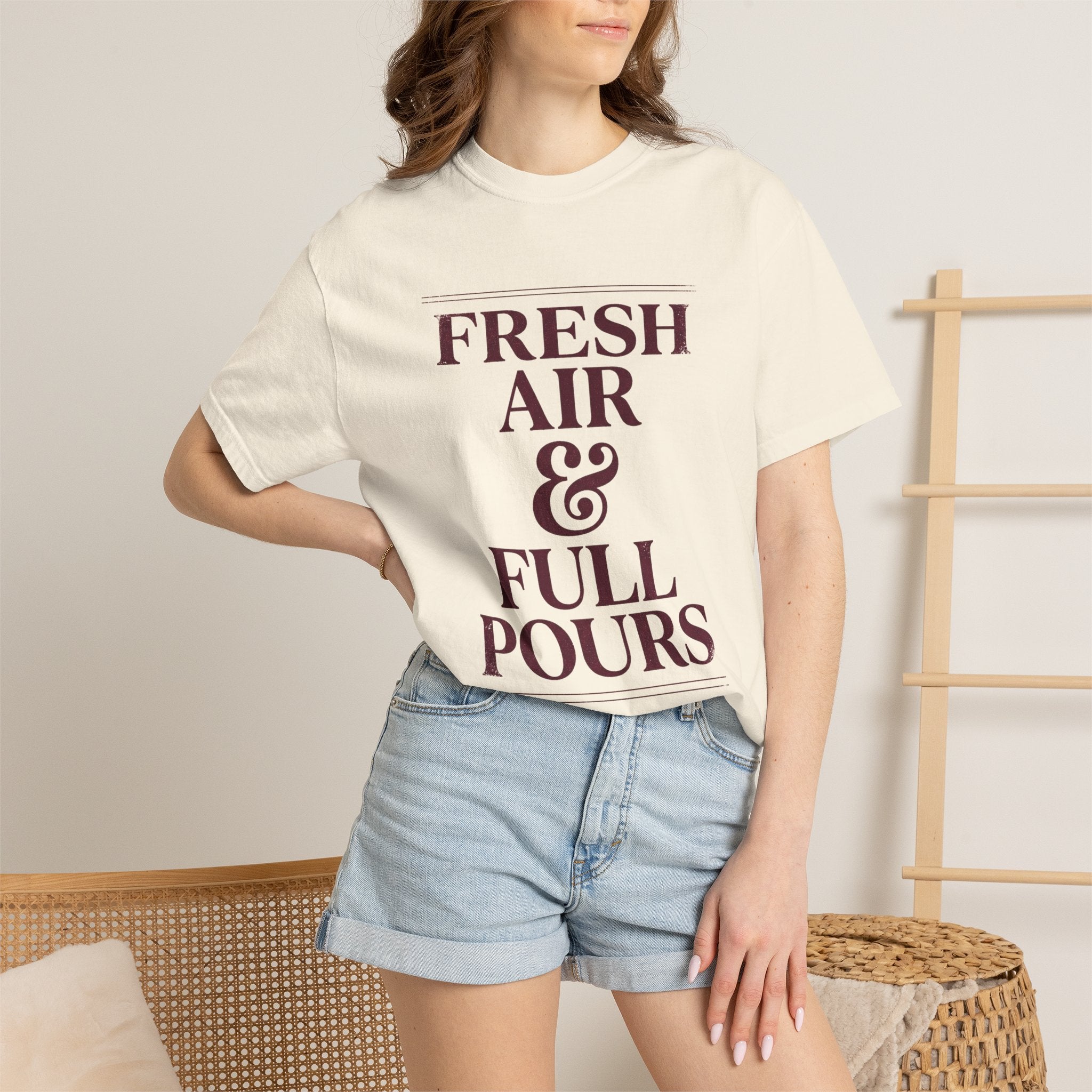 Fresh Air & Full Pours Tee