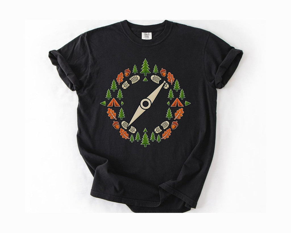 Adventure Compass T-Shirt - Black