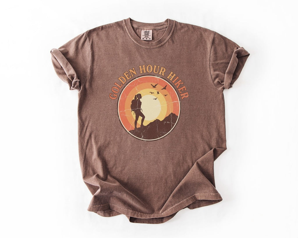 Golden Hour Hiker Tee - Espresso