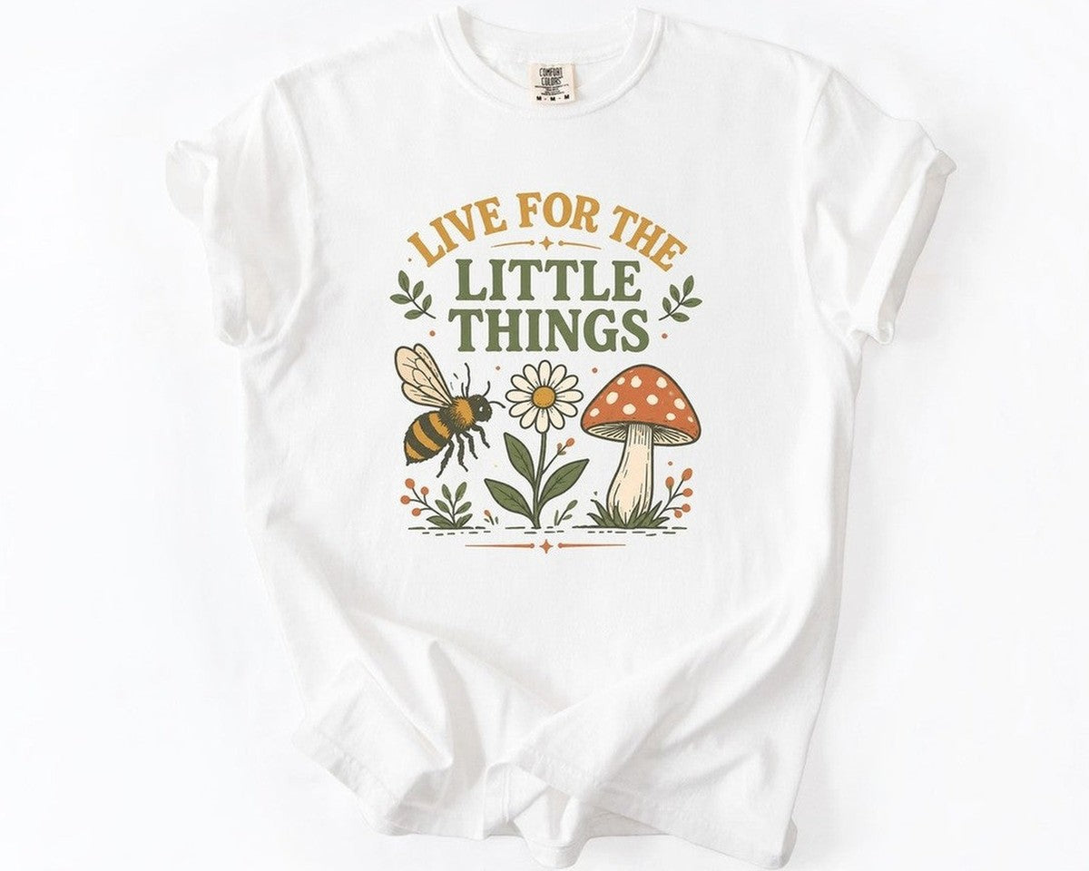 Live for the Little Things T-Shirt - White