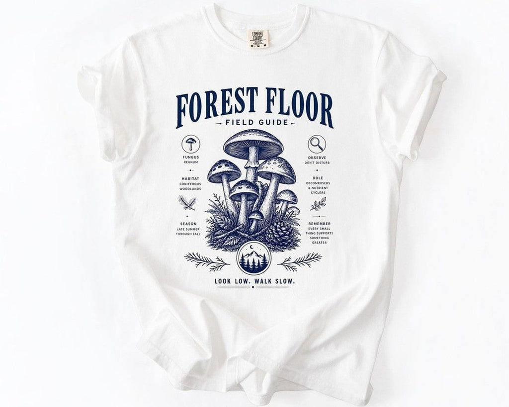 Forest Floor Field Guide T-Shirt - White