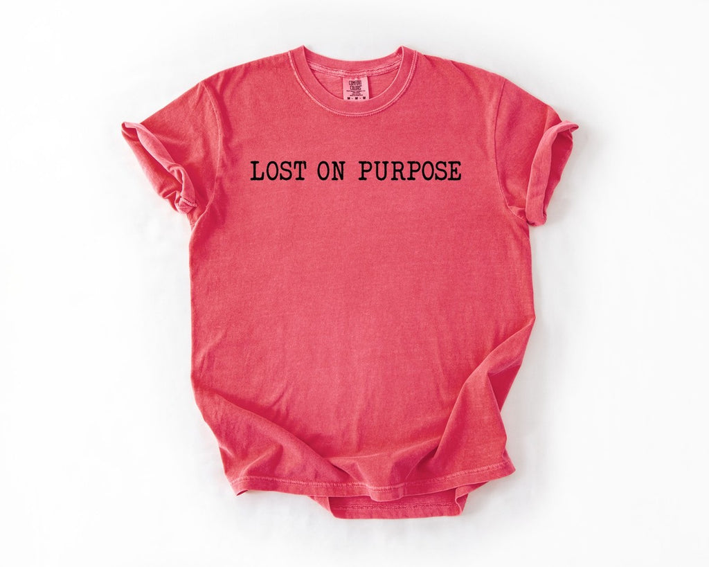Lost On Purpose Tee - Watermelon