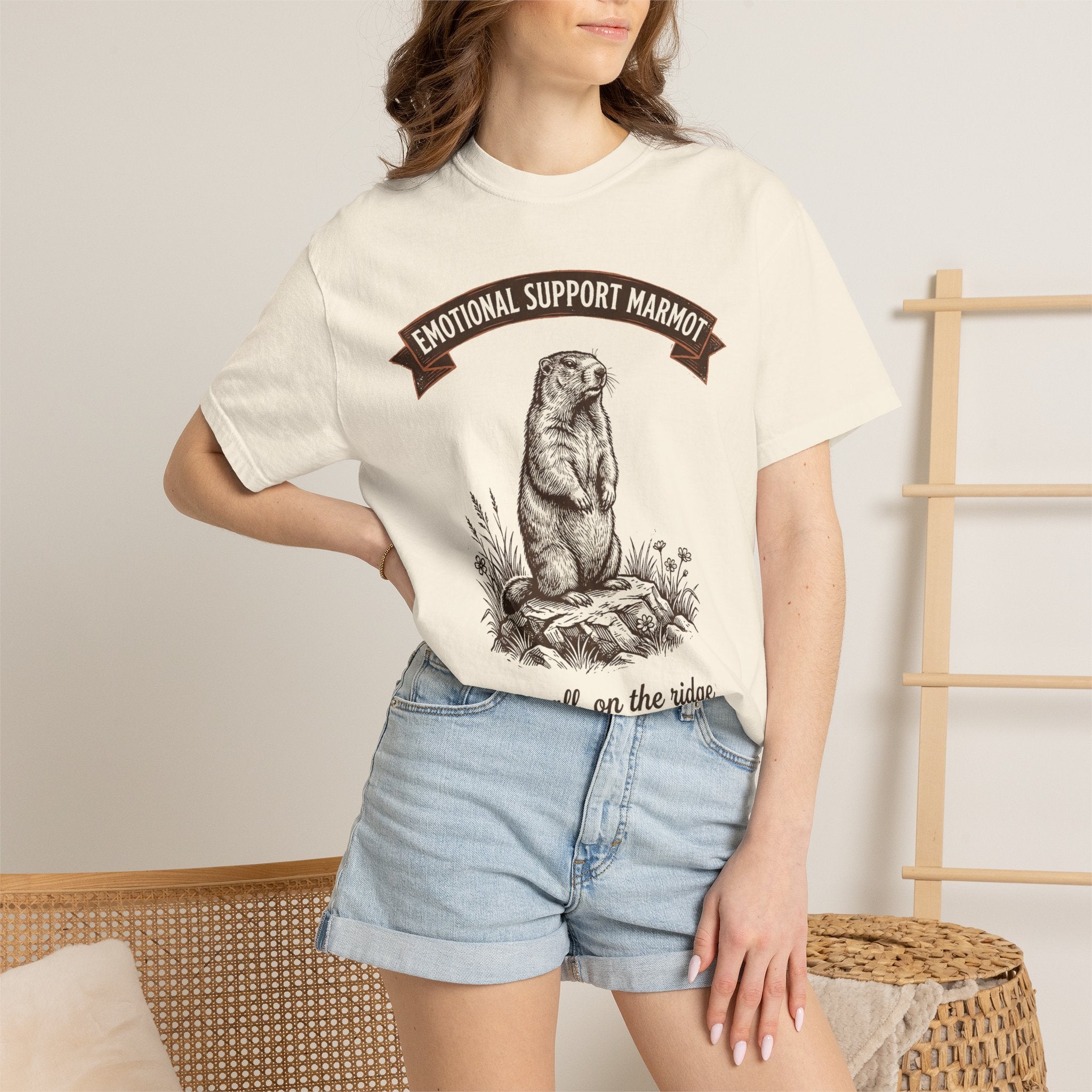 Emotional Support Marmot Tee