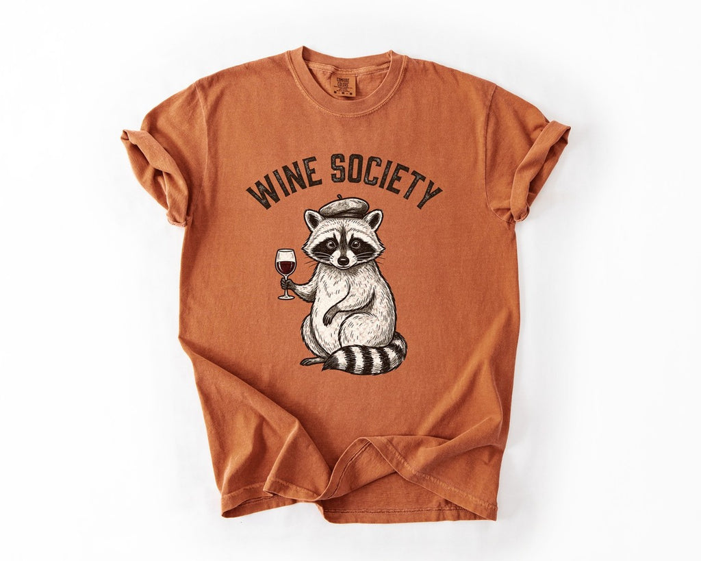 Wine Society Beret Tee - Yam
