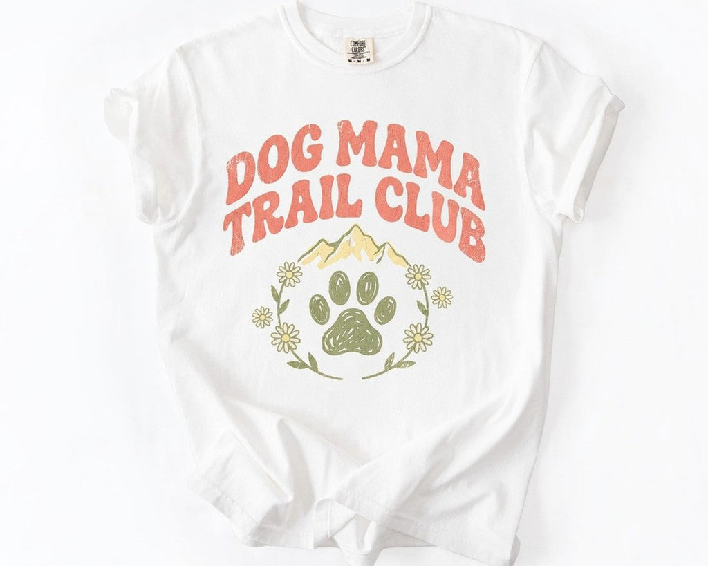 Dog Mama Trail Club Tee - White