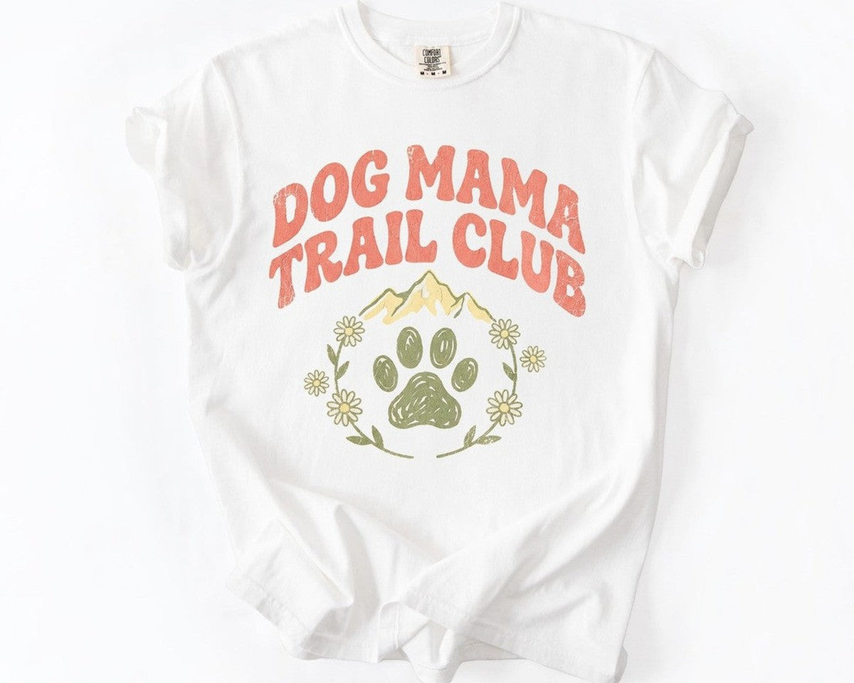 Dog Mama Trail Club Tee - White